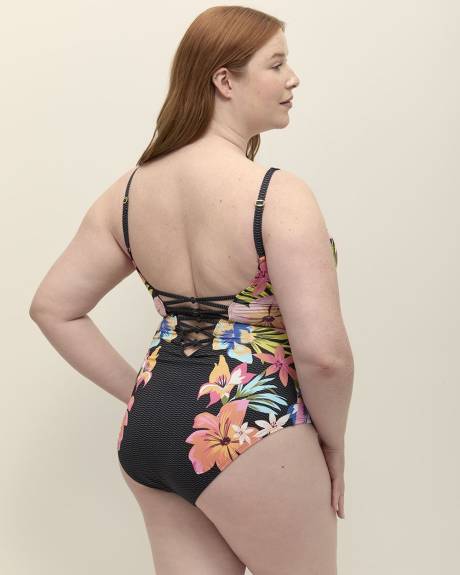 Laced-Down One-Piece - Bleu by Rod Beattie