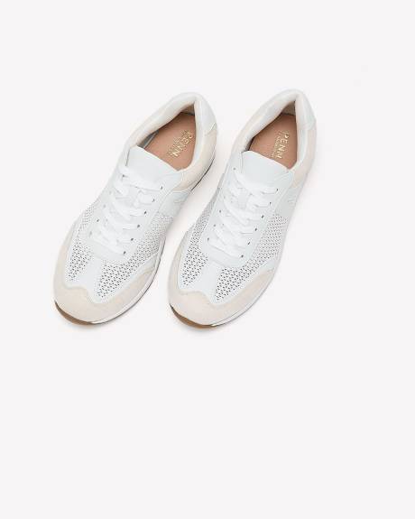 Extra Wide Width, Lace-Up Mesh Sneaker