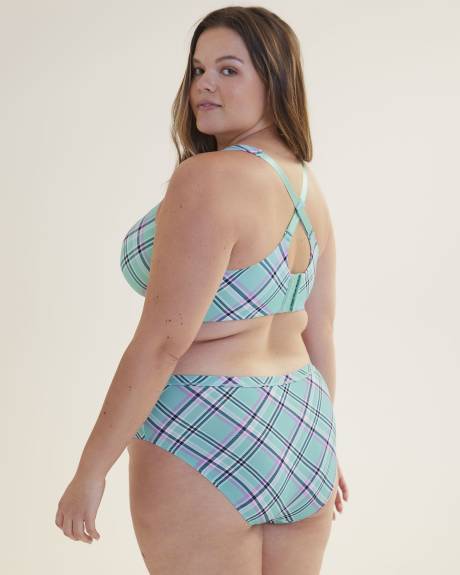 Soutien-gorge contour à imprimé carreauté, avec armatures - ti VOGLIO