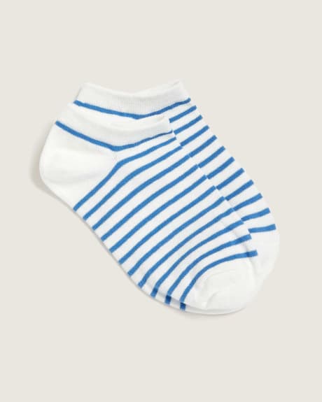 Striped Fashion No-Show Socks - In Every Story
