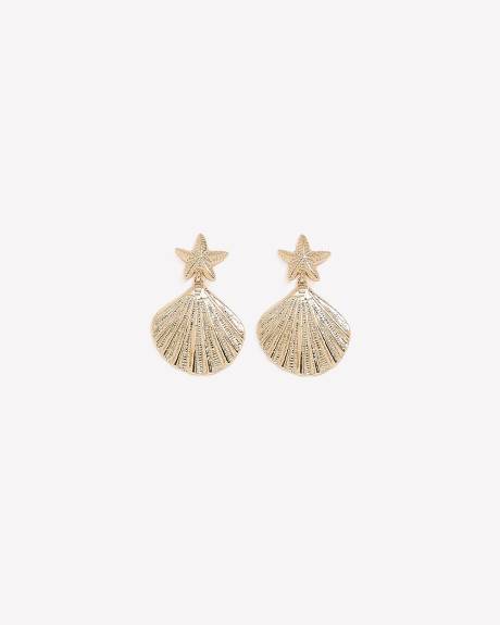 Big Seasheel Earrings