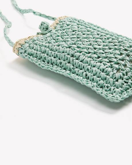 Paper Straw Cell Phone Bag