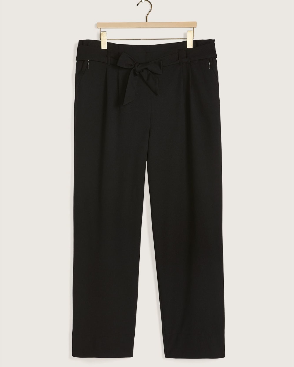 Solid WideLeg Pants With Belt Penningtons
