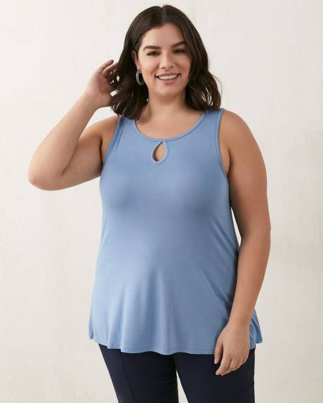 Responsible, A-line Tank Top with Keyhole - In Every Story