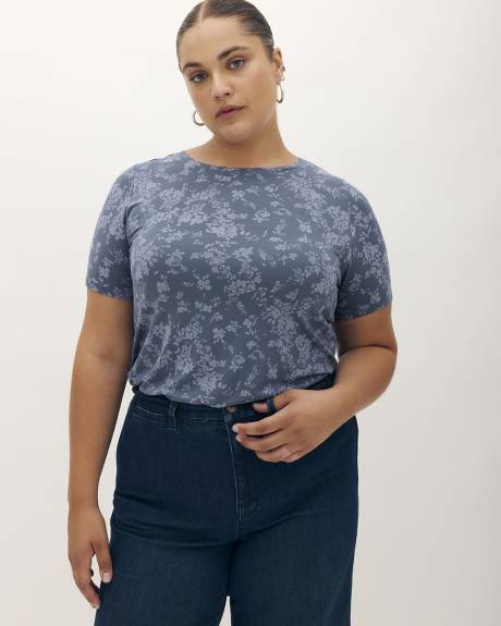 Responsible, Printed Modern-Fit Tee - Addition Elle - PENN. Essentials