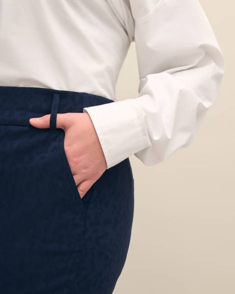 Jacquard Savvy Skinny-Leg Pants - PENN. Essentials
