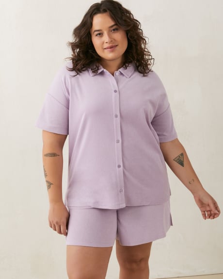 Short-Sleeve Terry Top - Active Zone