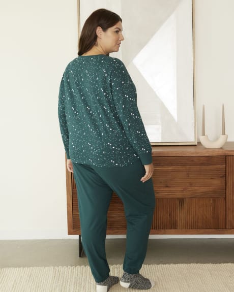 Cotton Pyjama Set with Jogger Pants - ti Voglio