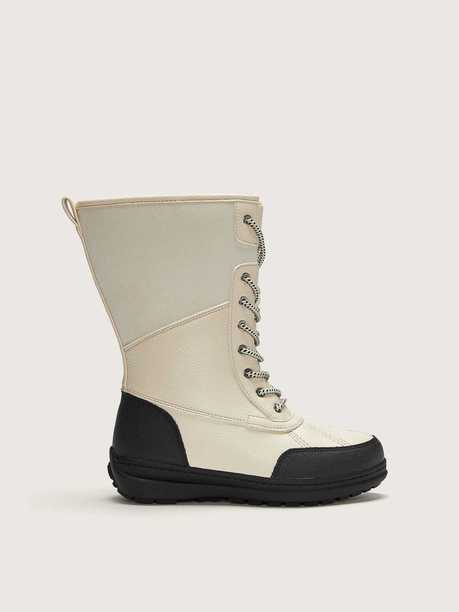 winter tie up boots