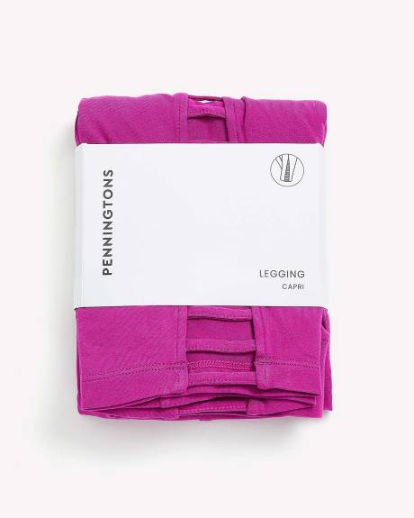 Legging capri avec détail tressé, tissu responsable