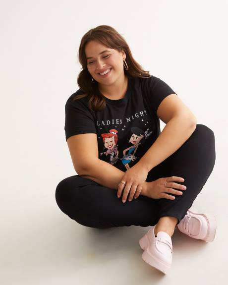 T-shirt avec imprimé des femmes de Pierrafeu - Essentiels PENN.