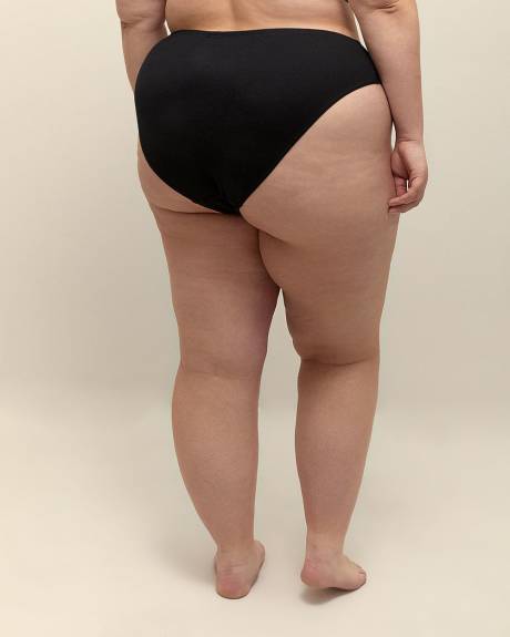 Culotte échancrée unie en coton - ti Voglio