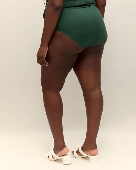 High-Waisted Double-V Swim Brief