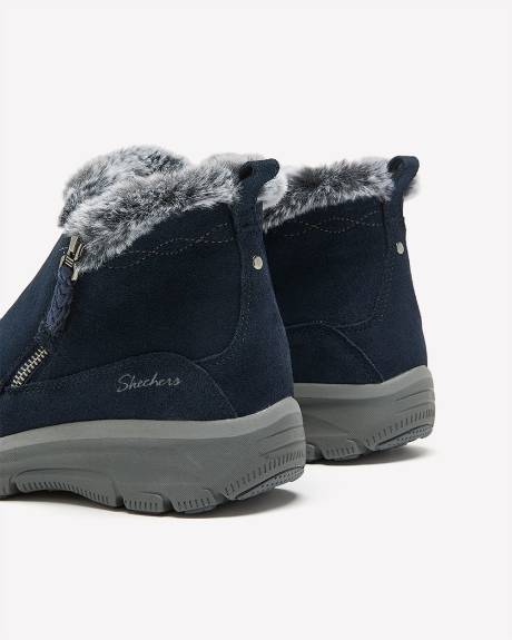 Bottillons colorés Easy Going à fermeture éclair, pied large - Skechers