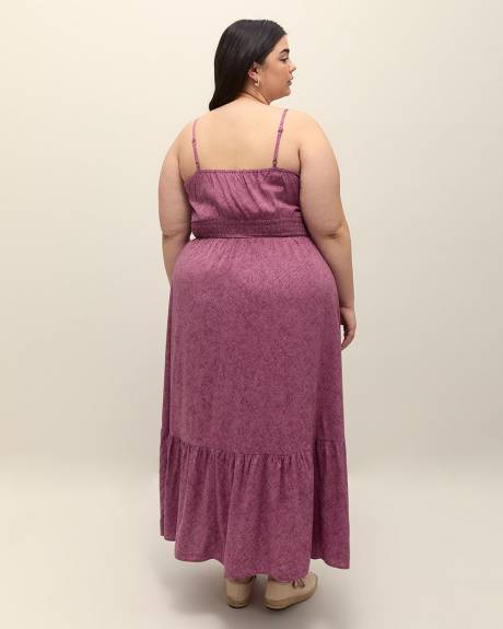 Responsible, Printed Sleeveless Maxi Dress
