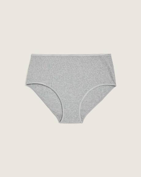 Rib Heather Jersey Brief - tiVOGLIO