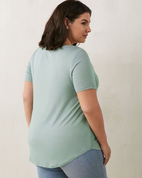 Modern Fit Short Sleeve Scoop Neck Tee, Printed - In Every Story