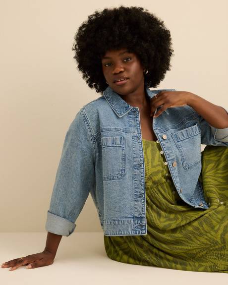 Veste en denim &eacute;court&eacute;e - d/C JEANS