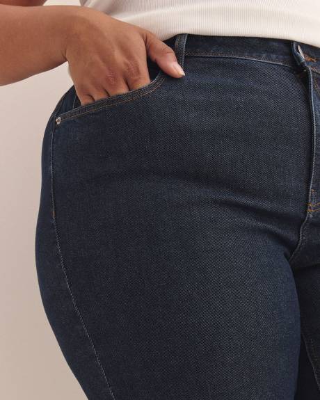 Jean foncé à coupe et jambe droite - d/C JEANS