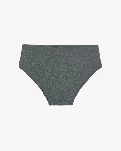 Basic Heather Cotton Brief - ti Voglio Basic Heather Cotton Brief - ti Voglio