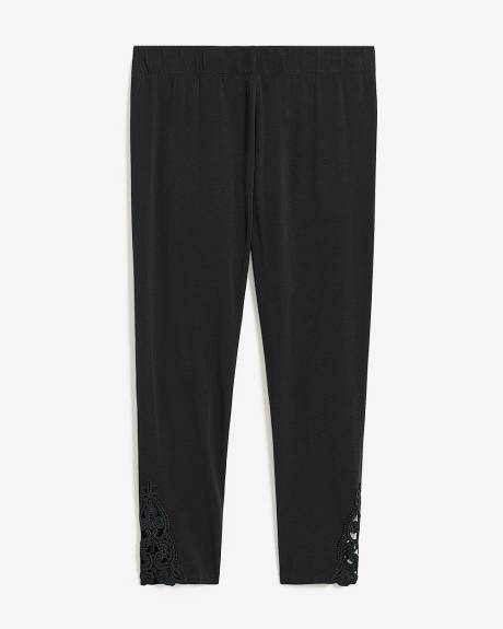 Legging mode foncé avec ourlet crocheté - Essentiels PENN.