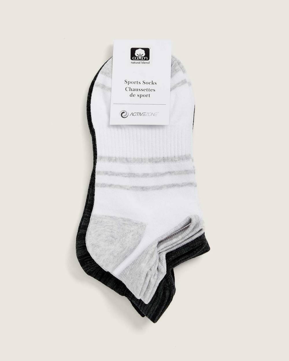 Thin Sport Socks, 3 Pairs - Active Zone | Penningtons