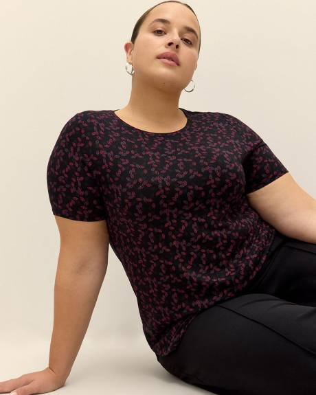 Responsible, Printed Modern-Fit Tee - Addition Elle - PENN. Essentials