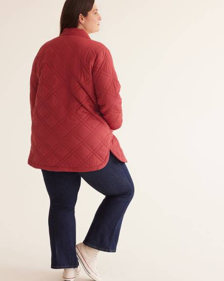 Responsible, Quilted High-Low Jacket