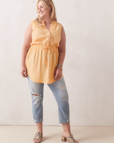 Responsible Sleeveless Tencel Blouse - In Every Story