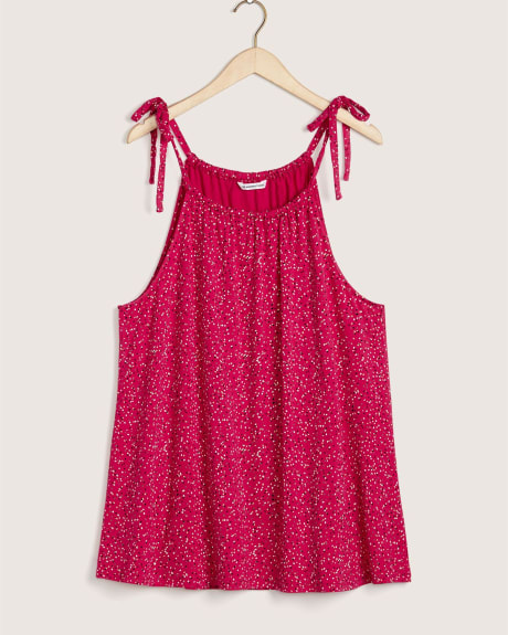Handkerchief Top with Halter Neckline