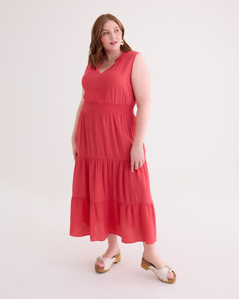 Sleeveless Maxi Dress with Tiers Penningtons