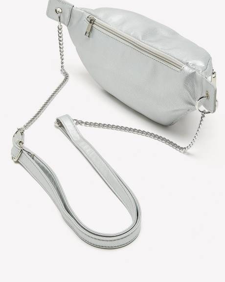 Sac banane à chevron texturé