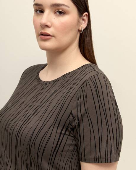 T-shirt imprimé, coupe moderne - Addition Elle - Essentiels PENN.