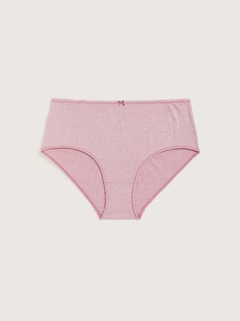 Culotte classique en coton à imprimé ponctuel - tiVOGLIO