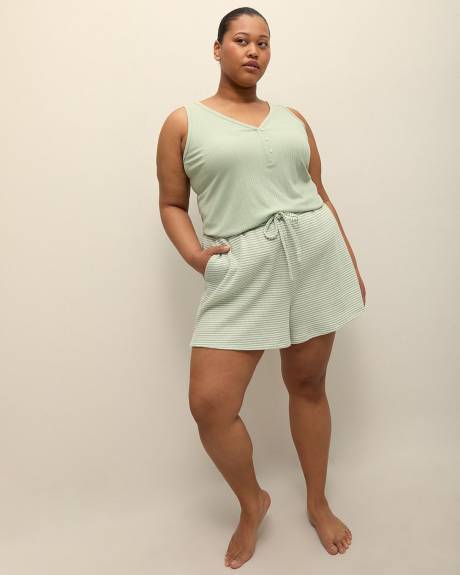 Short boxer en tricot côtelé - ti Voglio