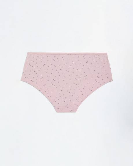 Culotte classique en coton fleuri avec élastique scintillant - ti Voglio