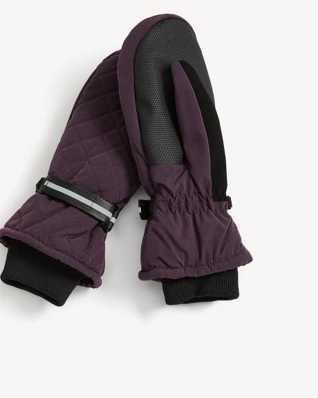 Quilted Nylon Mittens - Active Zone