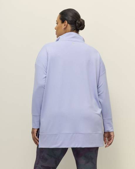 Mock-Neck French Terry Sweatshirt - Active Zone