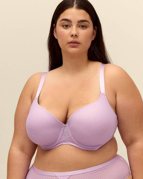 Lavender Lace Underwire T-Shirt Bra - Déesse Collection