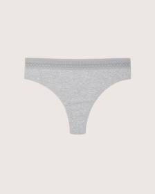 Heather Wide Lace Thong - ti VOGLIO