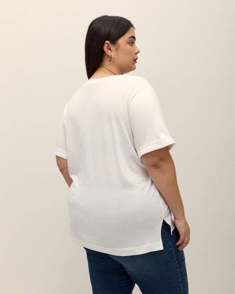 Responsible, Boyfriend-Fit Tee - PENN. Essentials