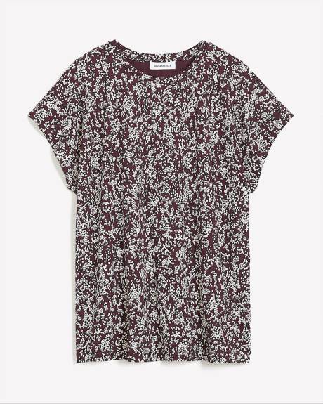 Cap-Sleeve Crewneck Tee - Addition Elle - PENN. Essentials