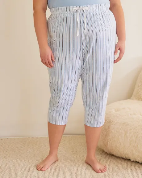 Printed Pajama Capri Pant - ti Voglio