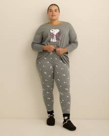 Grey Snoopy Pyjama Legging - ti Voglio
