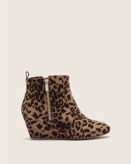 Extra Wide Width, Bootie with Wedge Heel