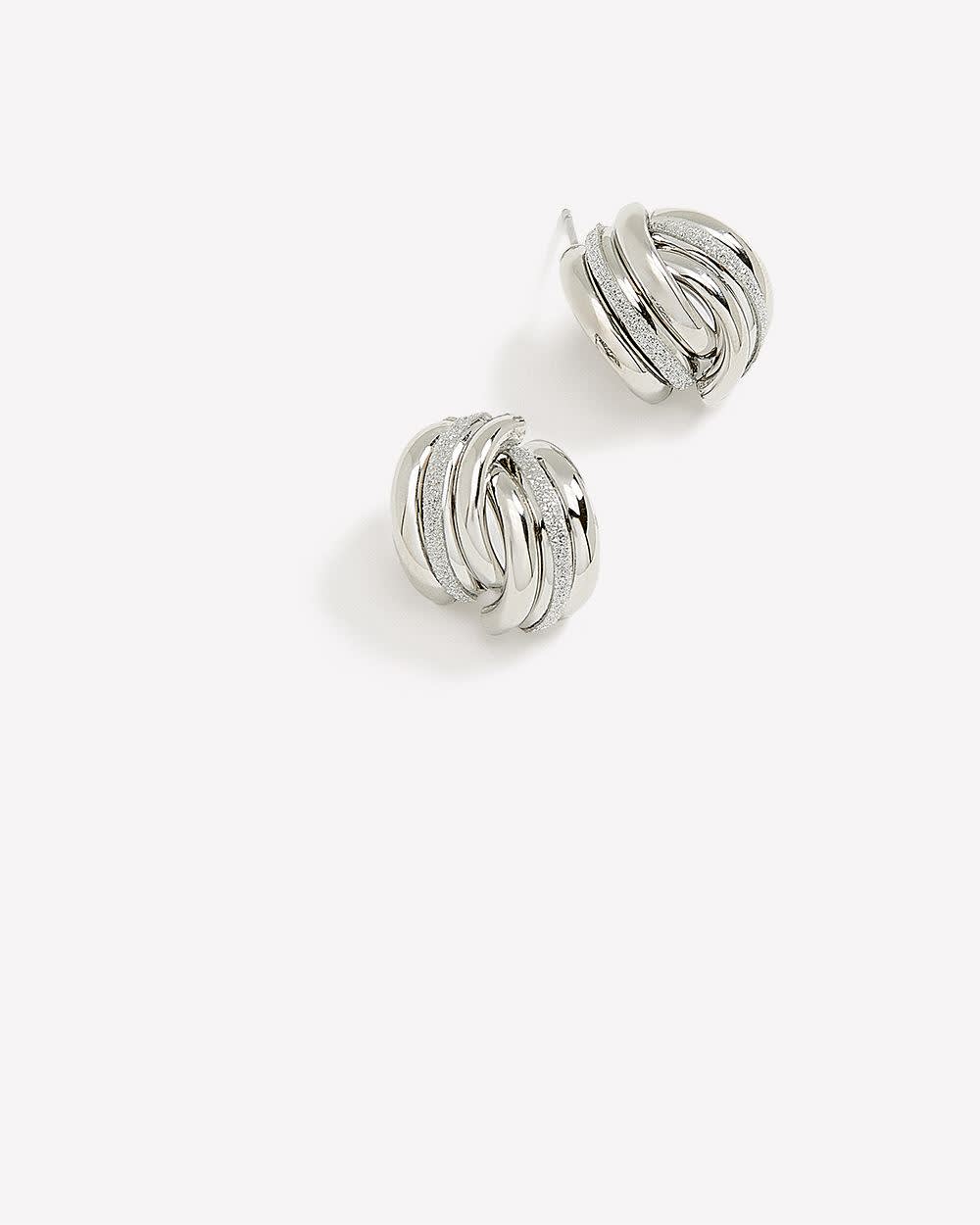 Fancy Paper Glitter Earrings