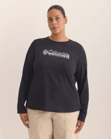Rolling Bend Graphic Long-Sleeve Crewneck Top - Columbia