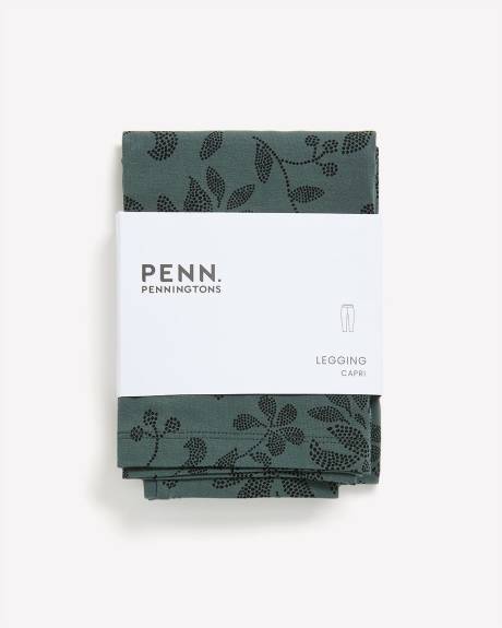 Responsible, Floral Fashion Capri Legging - PENN. Essentials