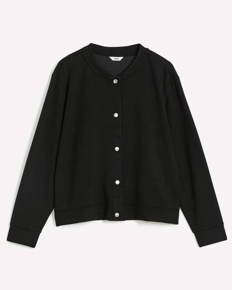 Knit Bomber Jacket