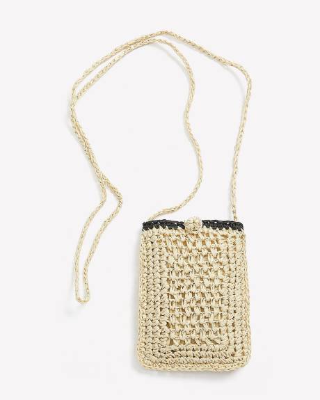 Paper Straw Cell Phone Bag